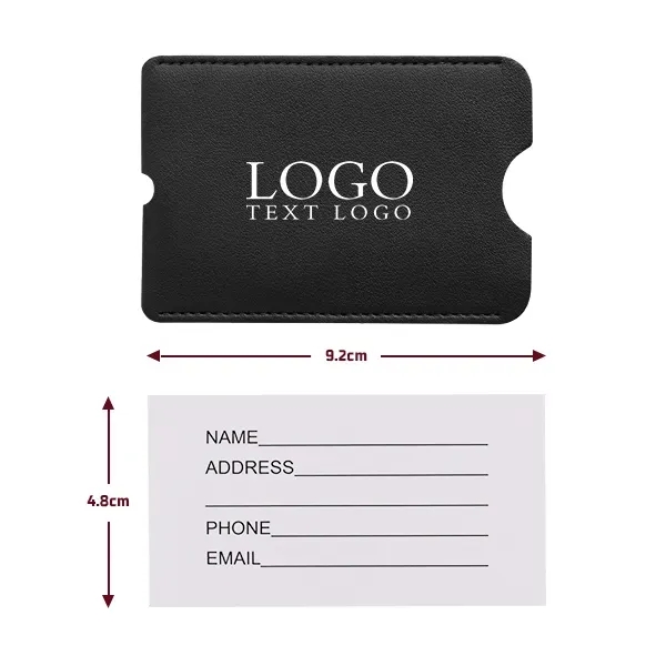Vegan Leather Luggage Tag with Loop Strap - Vegan Leather Luggage Tag with Loop Strap - Image 22 of 27