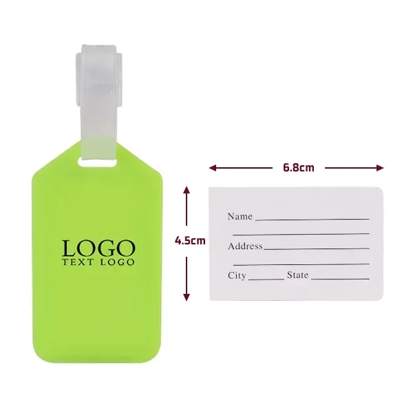 Colorful Luggage Tags With Logo - Colorful Luggage Tags With Logo - Image 25 of 34