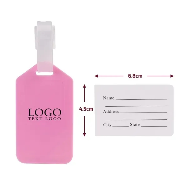 Colorful Luggage Tags With Logo - Colorful Luggage Tags With Logo - Image 26 of 34