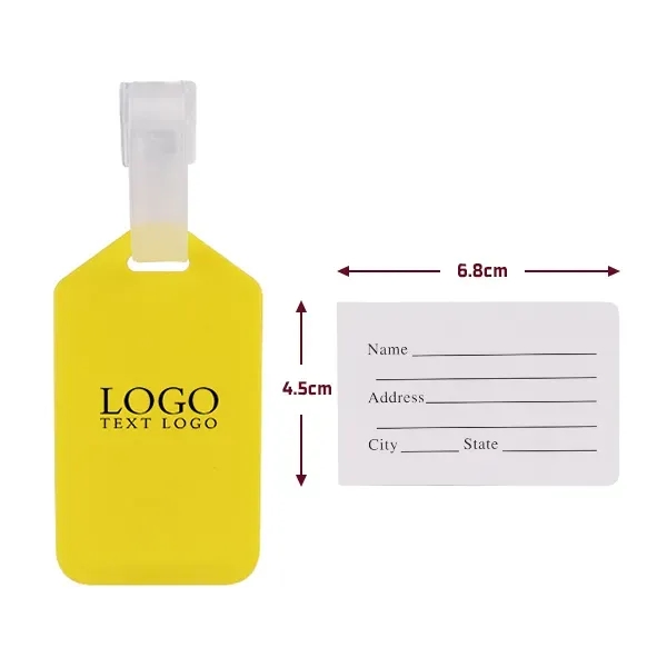 Colorful Luggage Tags With Logo - Colorful Luggage Tags With Logo - Image 27 of 34