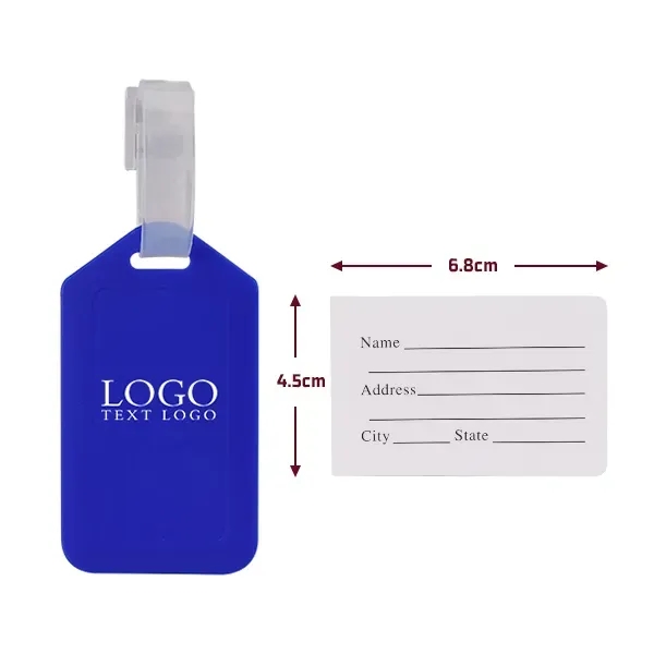 Colorful Luggage Tags With Logo - Colorful Luggage Tags With Logo - Image 30 of 34