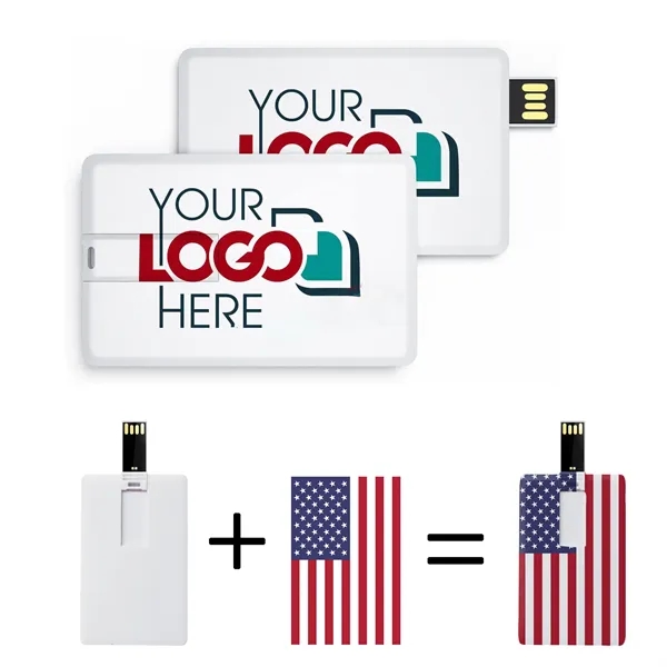 8Gb Usb Flash Drives Credit Bank Card Shape - 8Gb Usb Flash Drives Credit Bank Card Shape - Image 0 of 3