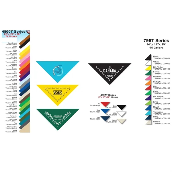 Color Me Bandanna - Made in the USA - Color Me Bandanna - Made in the USA - Image 4 of 4