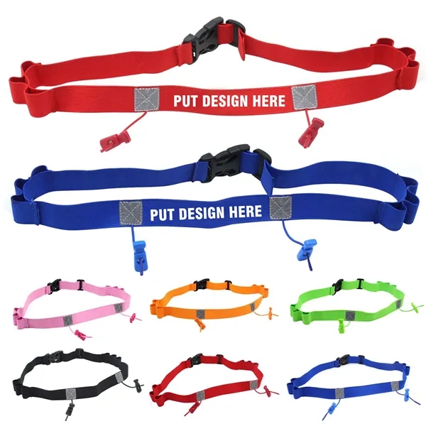 Race Number Running Belt With 6 Energy Loops - Race Number Running Belt With 6 Energy Loops - Image 0 of 6