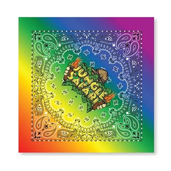 Split Paisley Bandanna - Made in the USA - Split Paisley Bandanna - Made in the USA - Image 4 of 4