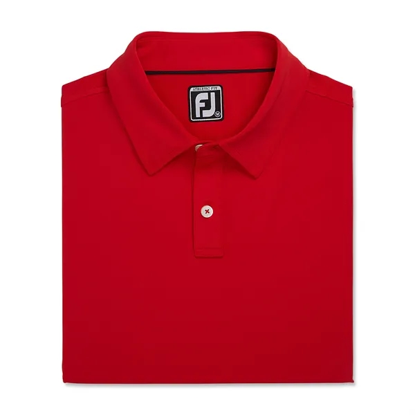 FootJoy Athletic Fit Solid Lisle Polo - FootJoy Athletic Fit Solid Lisle Polo - Image 1 of 18