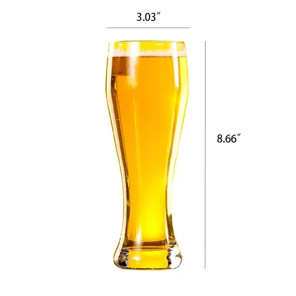 18oz. Curved Solid Glassware Craft Beer Pilsner Glasses - 18oz. Curved Solid Glassware Craft Beer Pilsner Glasses - Image 1 of 3