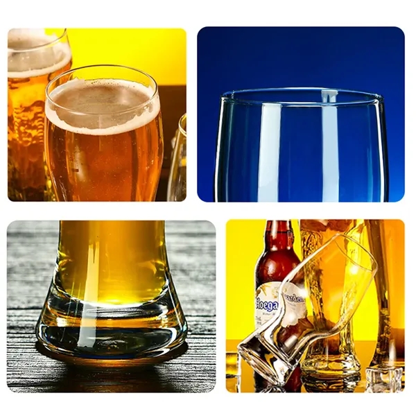 18oz. Curved Solid Glassware Craft Beer Pilsner Glasses - 18oz. Curved Solid Glassware Craft Beer Pilsner Glasses - Image 2 of 3