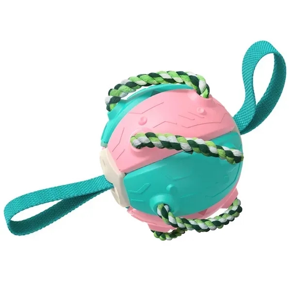 Dog Toys Soccer Ball & Frisbee with Grab Tab - Dog Toys Soccer Ball & Frisbee with Grab Tab - Image 2 of 5