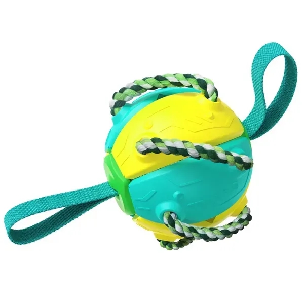 Dog Toys Soccer Ball & Frisbee with Grab Tab - Dog Toys Soccer Ball & Frisbee with Grab Tab - Image 3 of 5