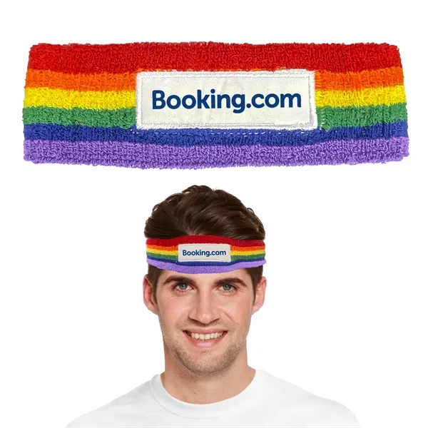Rainbow Head Sweatband - Rainbow Head Sweatband - Image 0 of 0
