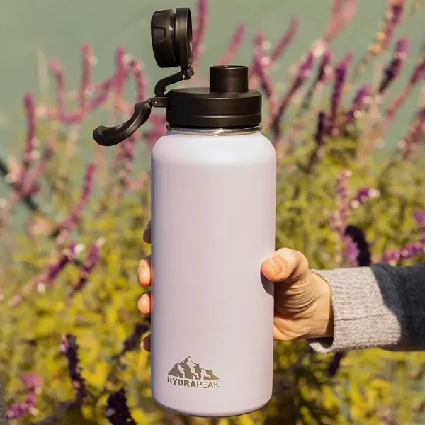 32 oz Hydrapeak® Stainless Steel Insulated Water Bottle - 32 oz Hydrapeak® Stainless Steel Insulated Water Bottle - Image 1 of 10