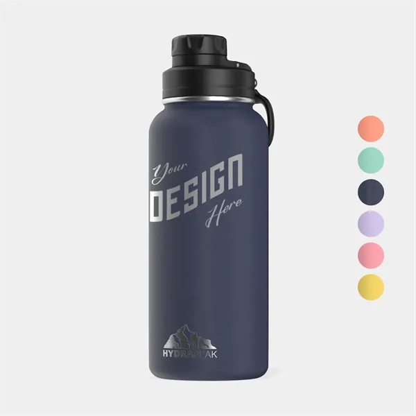 32 oz Hydrapeak® Stainless Steel Insulated Water Bottle - 32 oz Hydrapeak® Stainless Steel Insulated Water Bottle - Image 0 of 10