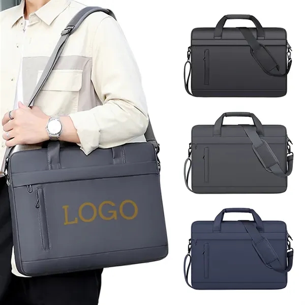 Waterproof Oxford Messenger Briefcase Business Laptop Bag - Waterproof Oxford Messenger Briefcase Business Laptop Bag - Image 0 of 4