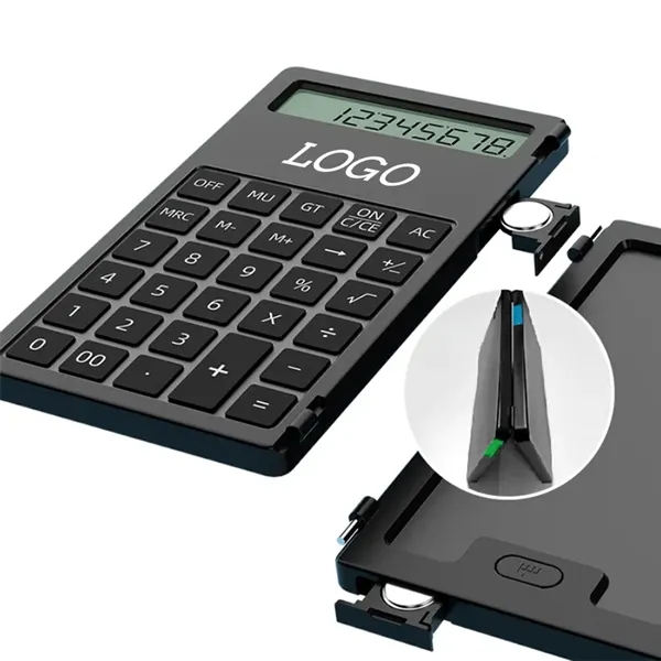 LCD Display Calculator w/Erasable Wiriting Tablet & Stylus - LCD Display Calculator w/Erasable Wiriting Tablet & Stylus - Image 2 of 3