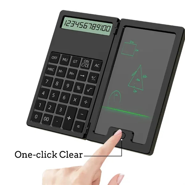 LCD Display Calculator w/Erasable Wiriting Tablet & Stylus - LCD Display Calculator w/Erasable Wiriting Tablet & Stylus - Image 3 of 3