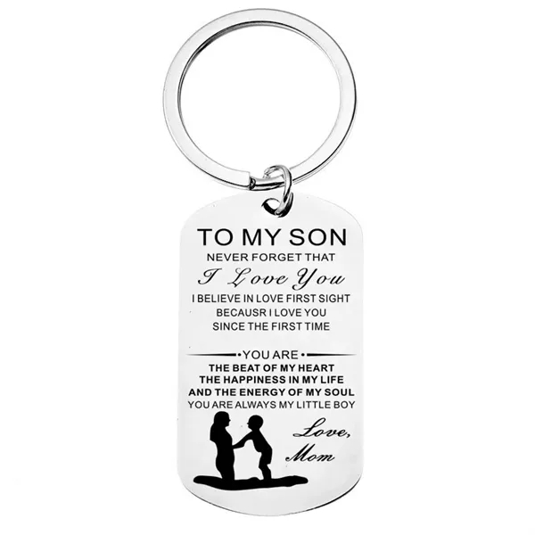 Custom Stainless Steel Keychain - Custom Stainless Steel Keychain - Image 2 of 5