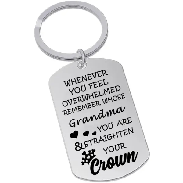 Custom Stainless Steel Keychain - Custom Stainless Steel Keychain - Image 4 of 5