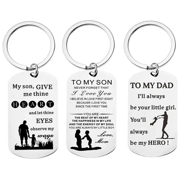 Custom Stainless Steel Keychain - Custom Stainless Steel Keychain - Image 0 of 5