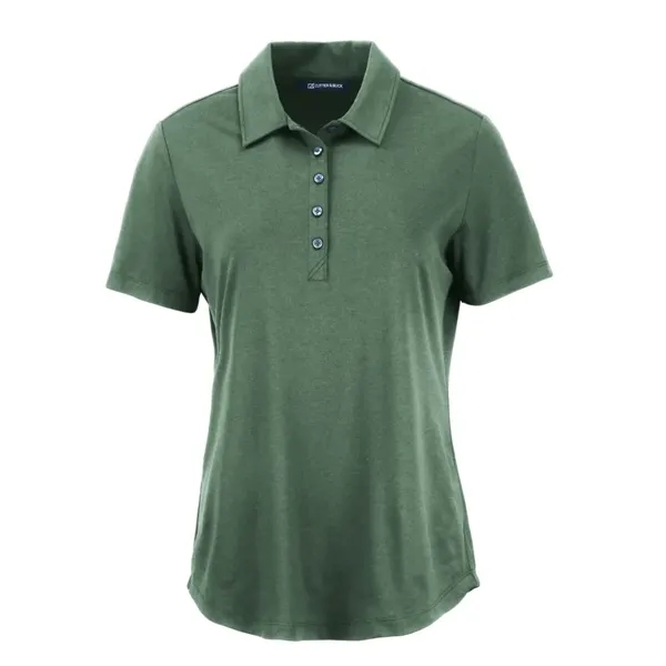 Cutter & Buck Coastline Epic Comfort Recycled Womens Polo - Cutter & Buck Coastline Epic Comfort Recycled Womens Polo - Image 7 of 21