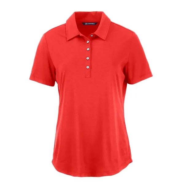 Cutter & Buck Coastline Epic Comfort Recycled Womens Polo - Cutter & Buck Coastline Epic Comfort Recycled Womens Polo - Image 10 of 21