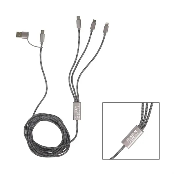 Virgo 9' RPET 5-in-1 Charging Cable - Virgo 9' RPET 5-in-1 Charging Cable - Image 0 of 1