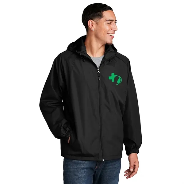 Sport-Tek® Hooded Raglan Jacket - Sport-Tek® Hooded Raglan Jacket - Image 0 of 7