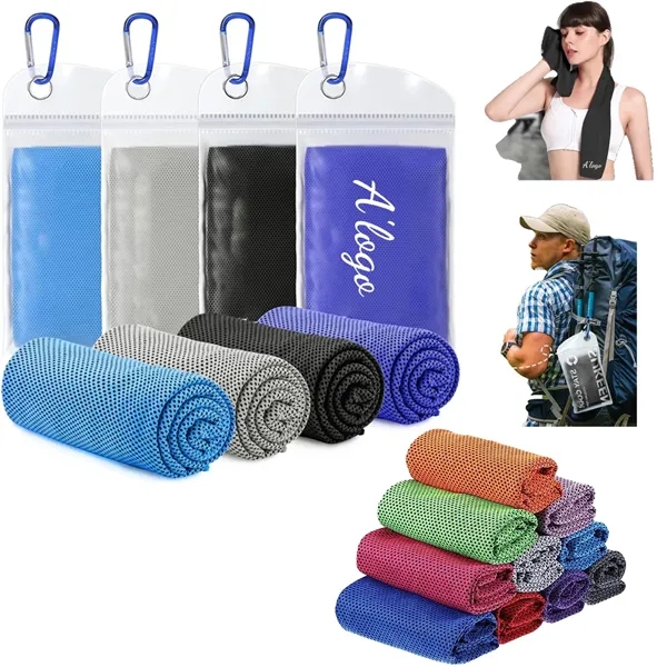 Breathable Chilly Towel with carry bottle - Breathable Chilly Towel with carry bottle - Image 0 of 6