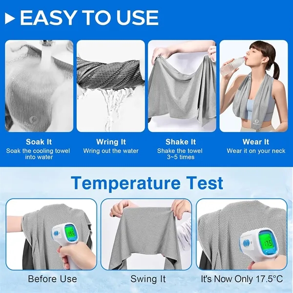 Breathable Chilly Towel with carry bottle - Breathable Chilly Towel with carry bottle - Image 2 of 6