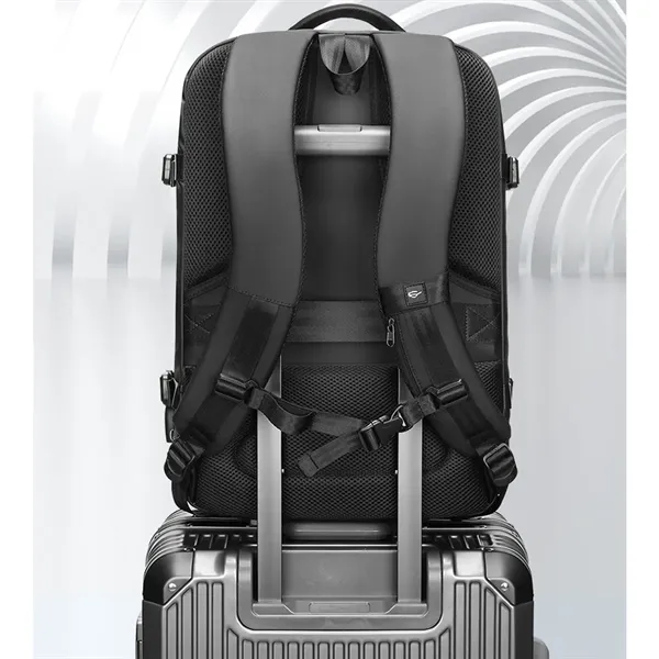 17.3Inch Extra Large Travel Business Laptop USB Backpack - 17.3Inch Extra Large Travel Business Laptop USB Backpack - Image 6 of 8
