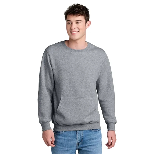 Port & Company Core Fleece Crewneck Pocket Sweatshirt - Port & Company Core Fleece Crewneck Pocket Sweatshirt - Image 0 of 39