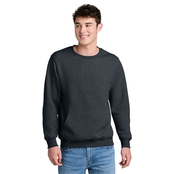 Port & Company Core Fleece Crewneck Pocket Sweatshirt - Port & Company Core Fleece Crewneck Pocket Sweatshirt - Image 4 of 39