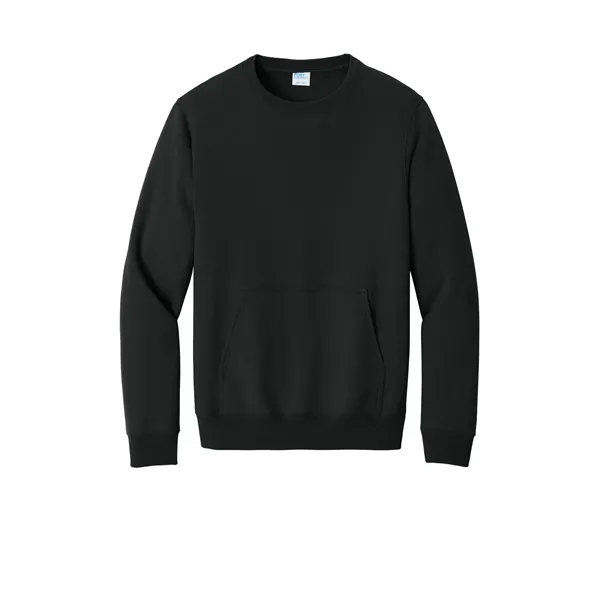 Port & Company Core Fleece Crewneck Pocket Sweatshirt - Port & Company Core Fleece Crewneck Pocket Sweatshirt - Image 12 of 39