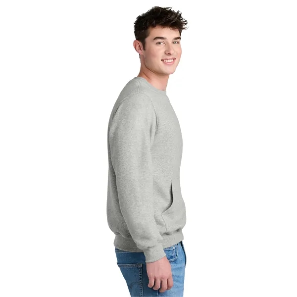 Port & Company Core Fleece Crewneck Pocket Sweatshirt - Port & Company Core Fleece Crewneck Pocket Sweatshirt - Image 16 of 39