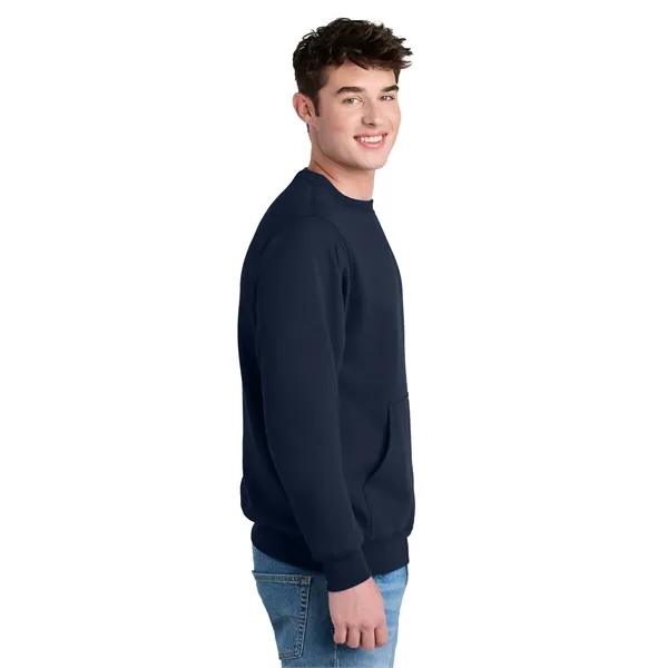 Port & Company Core Fleece Crewneck Pocket Sweatshirt - Port & Company Core Fleece Crewneck Pocket Sweatshirt - Image 26 of 39