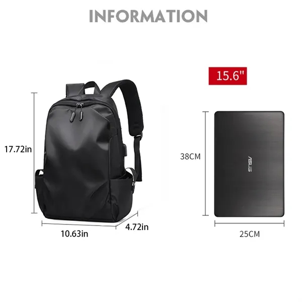 15.6 Inch Travel Business USB Laptop Backpack Bags Daypack - 15.6 Inch Travel Business USB Laptop Backpack Bags Daypack - Image 1 of 9
