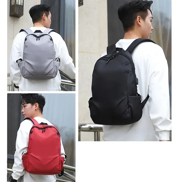 15.6 Inch Travel Business USB Laptop Backpack Bags Daypack - 15.6 Inch Travel Business USB Laptop Backpack Bags Daypack - Image 6 of 9