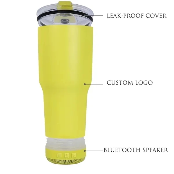 30oz Bluetooth Speaker Tumbler - 30oz Bluetooth Speaker Tumbler - Image 0 of 2
