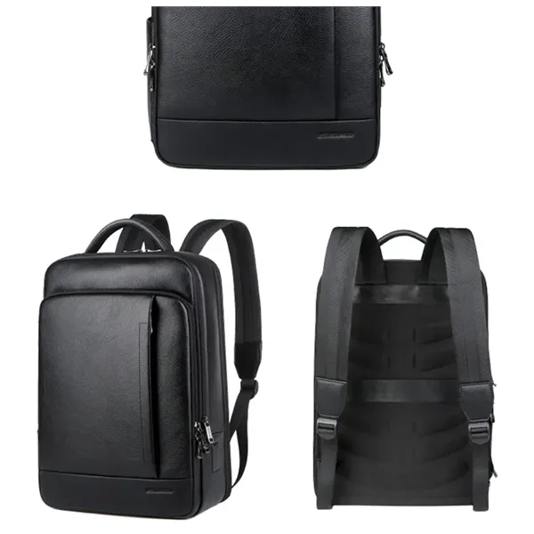 Luxury Leather Business Backpack - Luxury Leather Business Backpack - Image 3 of 3