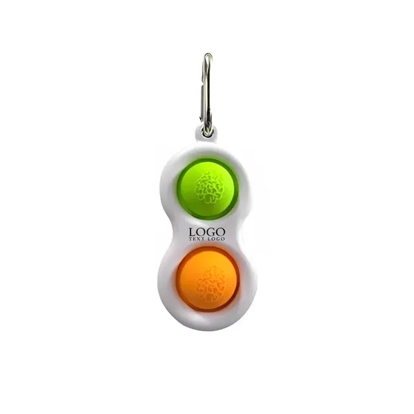 Push Pop Bubble Fidget Toy Keychains - Push Pop Bubble Fidget Toy Keychains - Image 3 of 6