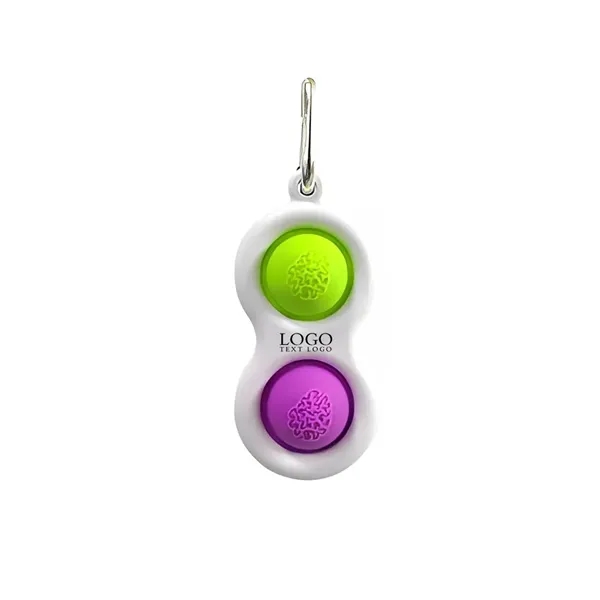 Push Pop Bubble Fidget Toy Keychains - Push Pop Bubble Fidget Toy Keychains - Image 5 of 6