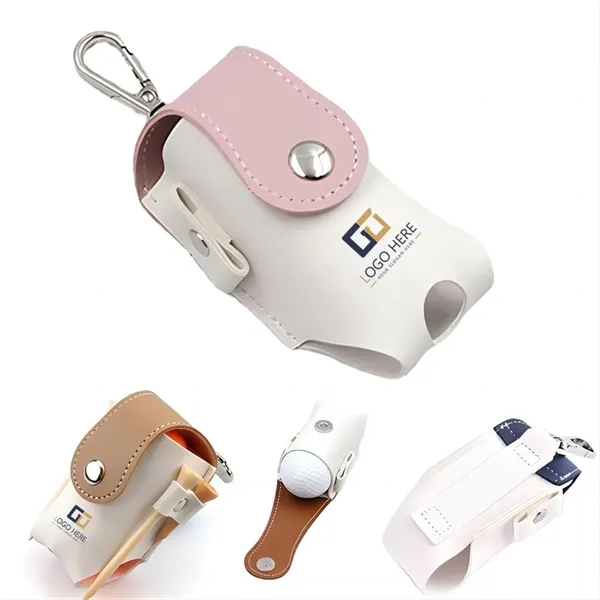 Promo Golf PU Leather Belt Bag With Keychain - Promo Golf PU Leather Belt Bag With Keychain - Image 6 of 6
