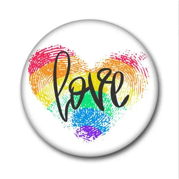 LGBT Rainbow Button Badge Gay Pride Pins - LGBT Rainbow Button Badge Gay Pride Pins - Image 6 of 9