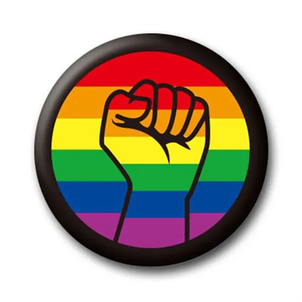 LGBT Rainbow Button Badge Gay Pride Pins - LGBT Rainbow Button Badge Gay Pride Pins - Image 3 of 9