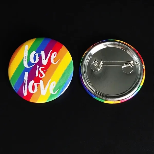 LGBT Rainbow Button Badge Gay Pride Pins - LGBT Rainbow Button Badge Gay Pride Pins - Image 7 of 9