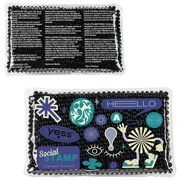 Custom Full-Color Aqua Pearls™ Hot/Cold Pack