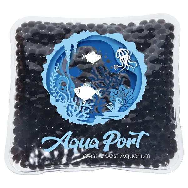 Custom Full-Color Square Aqua Pearls™ Hot/Cold Pack
