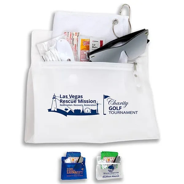 Layover - 15 Piece Golf Kit in Travel Pouch with Zipper - Layover - 15 Piece Golf Kit in Travel Pouch with Zipper - Image 0 of 14