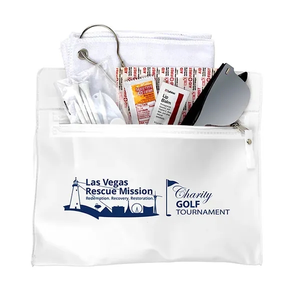 Layover - 15 Piece Golf Kit in Travel Pouch with Zipper - Layover - 15 Piece Golf Kit in Travel Pouch with Zipper - Image 3 of 14