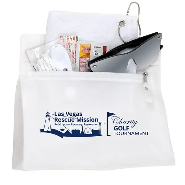 Layover - 15 Piece Golf Kit in Travel Pouch with Zipper - Layover - 15 Piece Golf Kit in Travel Pouch with Zipper - Image 5 of 14